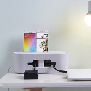 Caja organizadora de cables eléctricos